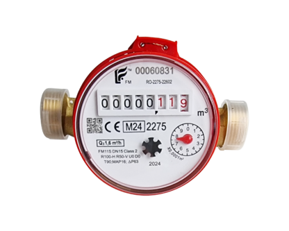 wodomierz do ciepłej wody z modułem radiowym